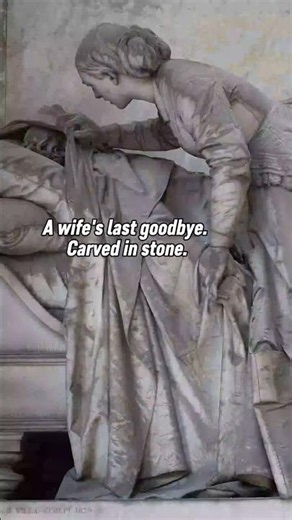 How is this not real fabric? #arthistory #sculpture #cemeteryart