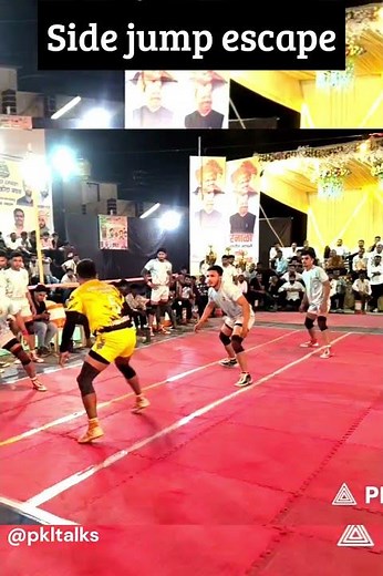 SMOOTH JUMP ESCAPE by raider ! #pkl #kabaddi #kabaddishorts