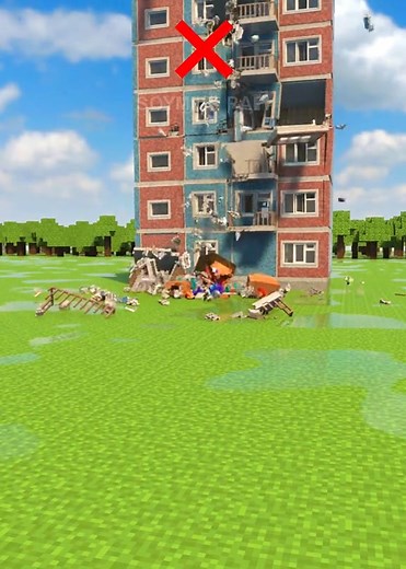 Upgrading Steve To Collapse Tower #Minecraft #teardown #viral #fyp #foryou #gaming #funny #foryoupage #steve | Soymilk Papi | Facebook