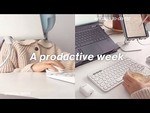 a productive Week in my life vlog | study for exam, work projects, opening Xmas gifts (rip wallet)