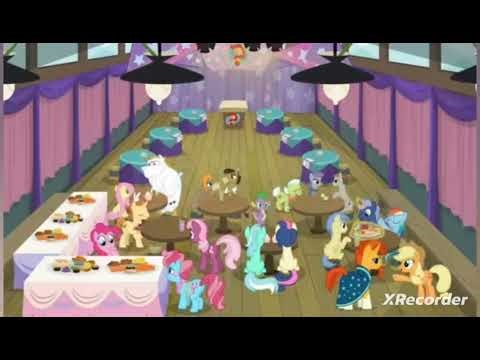 MLP Pinkie Pie's stomach rumbling and growling.