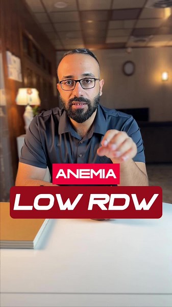 Approach and differential diagnosis to anemia with low RDW #medicaleducation #anemia