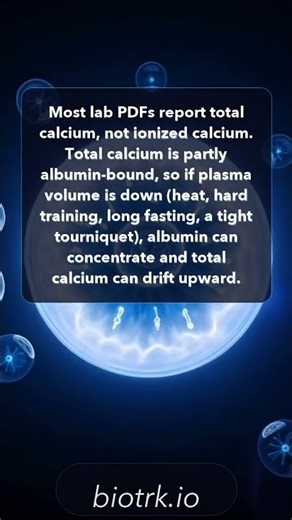 A 'high calcium' flag can be a context problem before it is a health signal. #Shorts
