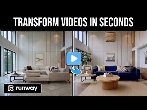 No 3D Software Needed?! Edit Renders & Walkthroughs with AI | Runway Aleph for Architects