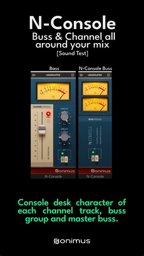 Sonimus | 🎛️ N-Console | Bypass ON vs OFF Hear that Analog Console sonic vibe when N-Consol’s character wraps around a mix. This sound test shows... | Instagram