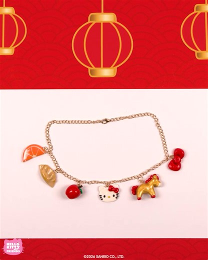 Ring in Lunar New Year with this supercute DIY Hello Kitty charm necklace! ✨ Watch on the #HelloKittyandFriends YouTube channel: https://bit.ly/40cil1f | Hello Kitty