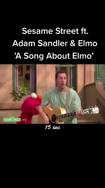 Adam Sandler & Elmo in 'A Song About Elmo'