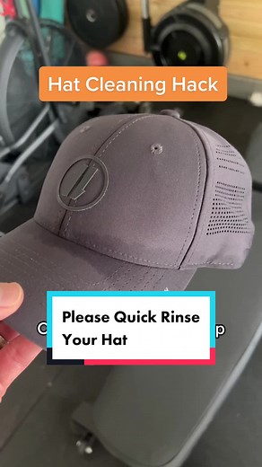 Quick Rinse to Clean Your Baseball Cap
