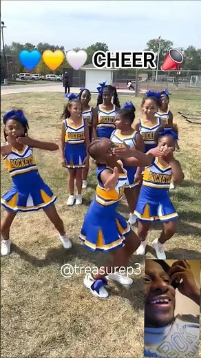 💙💛🤍📣 CHEER DANCE MOVES #cheer #cheerleading #highschool #dance