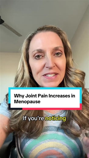 Estrogen helps regulate inflammation and collagen production. As levels decline, joint discomfort becomes more common. ⸻ #menopause #jointpain #perimenopause #inflammation #hormonehealth