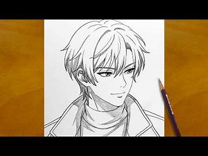 Easy Anime Boy Drawing Tutorial | Step by Step Pencil Sketch