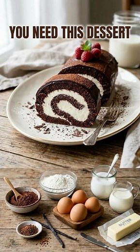 The Viral Chocolate Swiss Roll Cake You Need to Try!