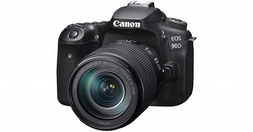 Canon EOS 90D DSLR Camera with 18-135mm Lens