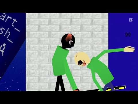 Bal_Rat (Basics) VS Baldi.EXE (horror mod) (Alternative Ending) Baldi basics sticknodes