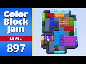 Color Block Jam Level 897 (898) Walkthrough 🧩 VERY HARD Level! 🚧 Tips & Solution