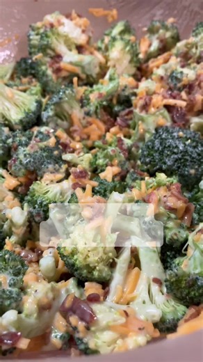 I’ve posted this before but with the warmer weather here…I had to bring it back. This is the easiest broccoli salad- all I used was: 1 jar Cole slaw dressing (you can make your own if you’d like), 1 bag bacon bits, fresh broccoli, 1/2 bag of shredded cheddar- mix together & enjoy! It’s better after it has been in the fridge for a good bit. Some ppl add red onion, sunflower seeds, and craisins…the choice is yours! #easy #salad #easyrecipeideas