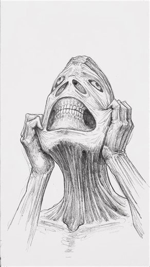 How To Draw a Shocked Face 😧 #art #drawing #foryou