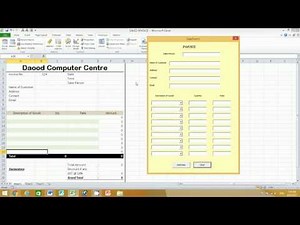 Excel Userform Billing System & Automatically Export Invoice to PDF Format