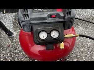 PORTER CABLE Air Compressor, 6 Gallon, Pancake, Oil Free C2002 ECOM Review