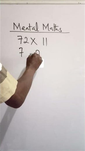 Multiply two digit numbers by 11 in seconds. #maths #mathematics #shorts#multiplication