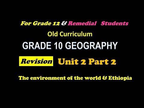 GRADE 10 Geography : Unit 2 Part 2 Old Curriculum revision for grade 12@bridgeeducation4771