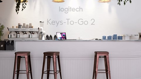 Logitech Keys-to-GO 2 Portable Wireless iPad Keyboard with Built-in Cover, Slim and Compact Bluetooth Keyboard for iPad, iPhone, Mac, and Apple TV, Easily Switch with Devices - Graphite