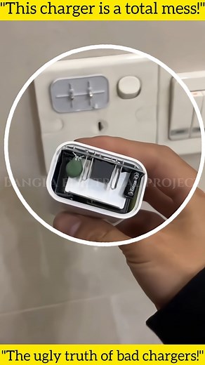 42K views · 165 reactions | ⚡ Using a fake or broken charger can damage your phone and even risk your safety. Stay alert!  #PhoneCare  #AvoidFakeChargers  #BanglaElectricalProject | Bangla Electrical project | Facebook