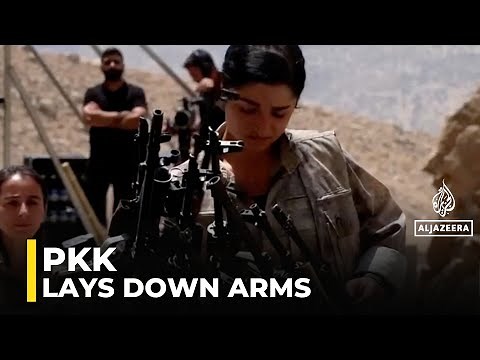 PKK begins disarmament process after 40 years of armed struggle in Turkiye