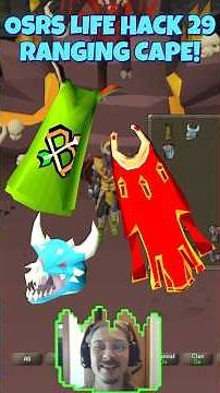 OSRS Life Hack 29! Ranging Cape! #gaming #oldschoolrunescape #lifehack #osrs #mmorpg #mmo #lifehacks