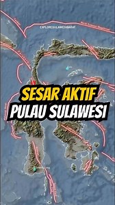 Selamat malam warga Sulawesi Barat Kali ini kita belajar nih dmna saja letak lempengan penyebab gempa itu di Pulau Sulawesi. stuff map • Pulau yg unik karena bentuknya mirip huruf K. Konon cerita puluhan juta tahun yang lalu, pulau ini berasal dari beberapa daratan yang bertumbukan dan kemudian menyatu menjadi pulau Sulawesi seperti sekarang ini. Dan sesar Palukoro - Matano adalah sesar terpanjang dengan panjang jalur sekitar 500an km yg membelah Sulawesi. Sesar yang pernah mengakibatkan gempabu