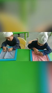 23 reactions | Buttoning the Frame activity organised for Nursery...