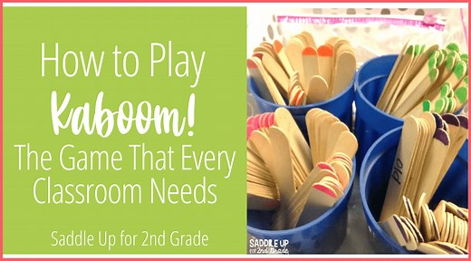 How to Play the Kaboom Game - Saddle Up for 2nd Grade