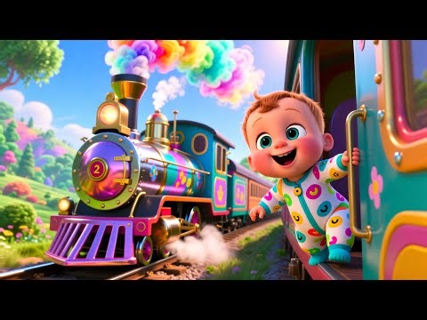 Baby’s Train Ride 🚂🎶 Fun Learning Song for Kids | Learn Vehicles & Sounds