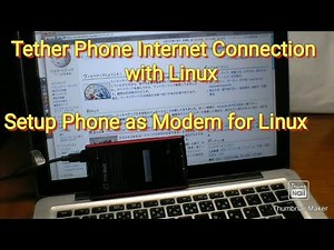 Share Android internet connection with Linux Computer| Android to Linux USB tethering |PAM|Linux