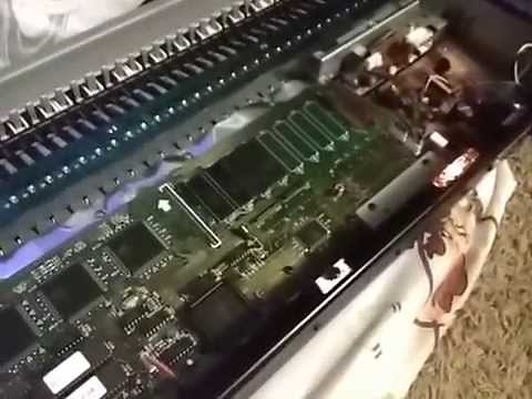Korg wavestation battery replacement tutorial