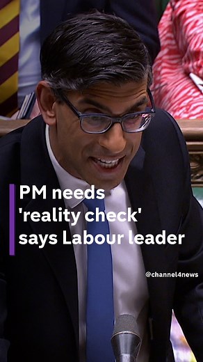 “The Home Secretary may need a speed awareness course, he [Rishi Sunak] needs a reality check.” Labour leader, Keir Starmer tells the prime minister he’s “lost control” of the economy and immigration. #uknews #ukpolitics #pmqs #suellabraverman #rishisunak #keirstarmer | Channel 4 News