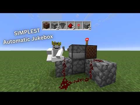 The SIMPLEST Auto Jukebox + Showcase on Minecraft Java 1.21.11