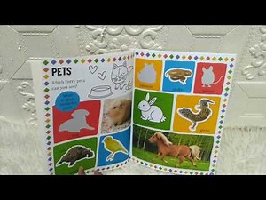 100 Animal Words Sticker Activity Book with Big Stickers
