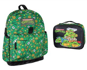 Nickelodeon Teenage Mutant Ninja Turtles Got Pizza? 2 Pc Lunch Box Backpack Set