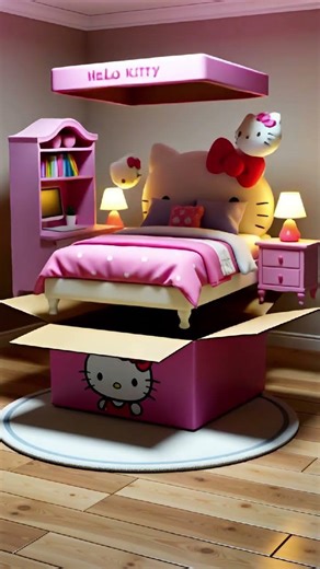hello kitty bed room
