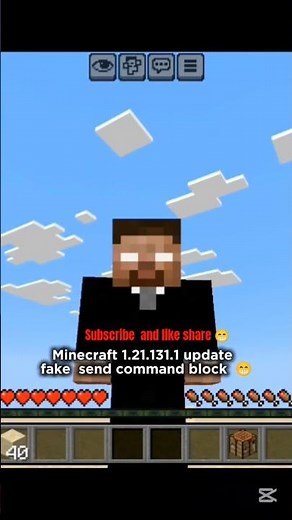 Minecraft fake command block 😂 #shortsfeed #shorts #minecraft