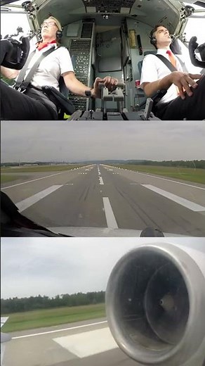 LAST EVER Helvetic Fokker Passenger Flight Landing! WATER SALUTE! [AirClips] #shorts