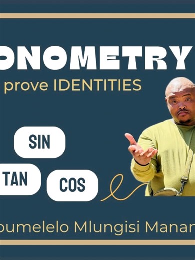 GRADE 12 | MATHEMATICS | TRIGONOMETRY | IDENTITIES 🎤@Mpumelelo Mlungisi Manana #ph_tutoring #grade12maths #trigonometry #trigidentities #identities