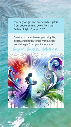 James 1:17 Every Good Gift Comes From Above | Encouragement | Bible Verse Short