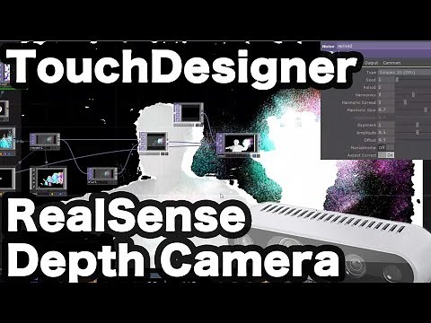 TouchDesigner[RealSenseCamera][Particle][English translation]