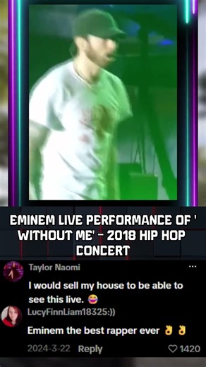 Eminem live performance of without me - 2018 hip-hop concert #Eminem #shortsvideo #shorts