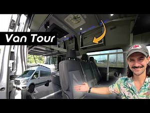Tour Of The Ultimate Transformable Camper Van With Murphy Bunk Beds