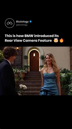 Bizziology | This BMW rear view camera ad is a masterclass in clever marketing. Instead of just showcasing the tech, the brand tells a story in one... | Instagram