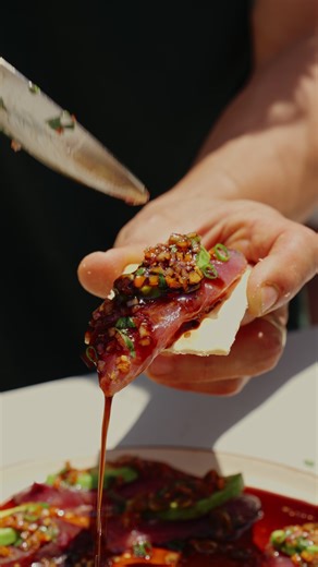 Tiradito de Bonito por menos de S/ 14.00