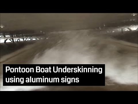 Pontoon Underskinning [Low cost solution to reduce drag]